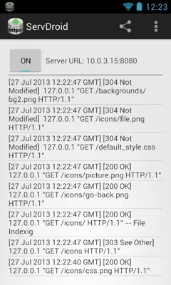 ServDroid android App screenshot 8